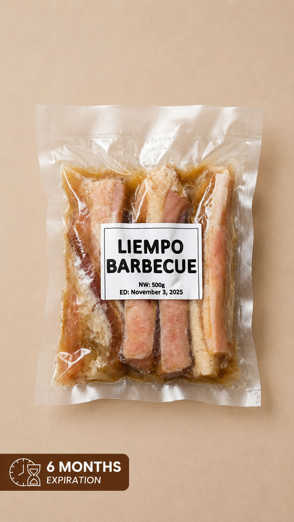Liempo Barbecue (500g)